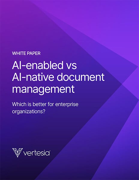 AI-enabled vs AI-native document management