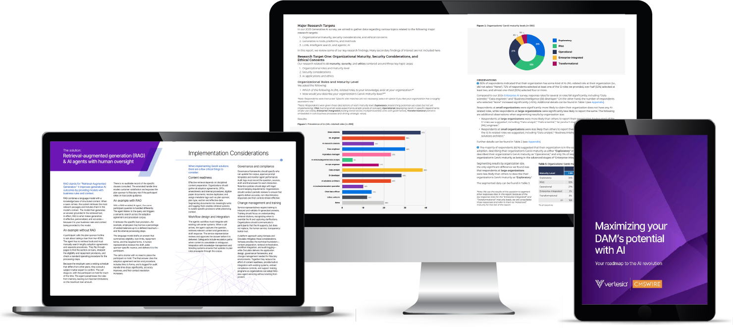 Vertesia resources displayed on different devices Vertesia resources displayed on different devices