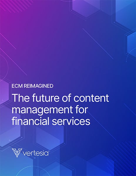 The future of content management for financial services The future of content management for financial services
