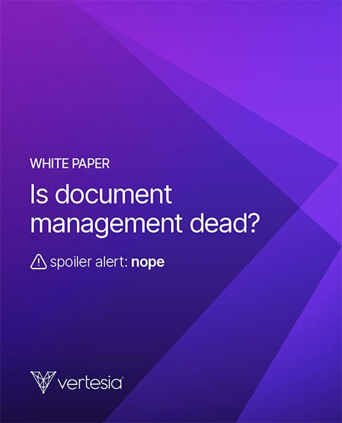 Is document management dead Is document management dead
